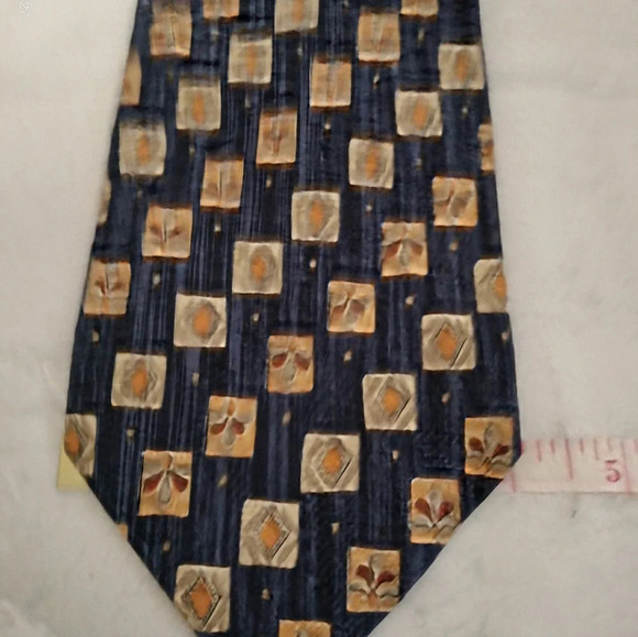 Robert Talbott Men's Silk Necktie Tie Hand Sewn Abstract Angelic - Picture 7 of 9